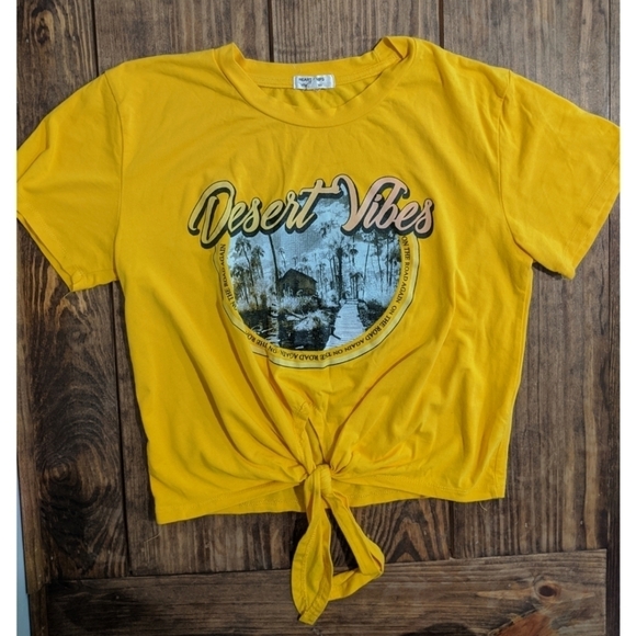 Heart & Hips Desert Vibes Tie Crop Top - Picture 1 of 4